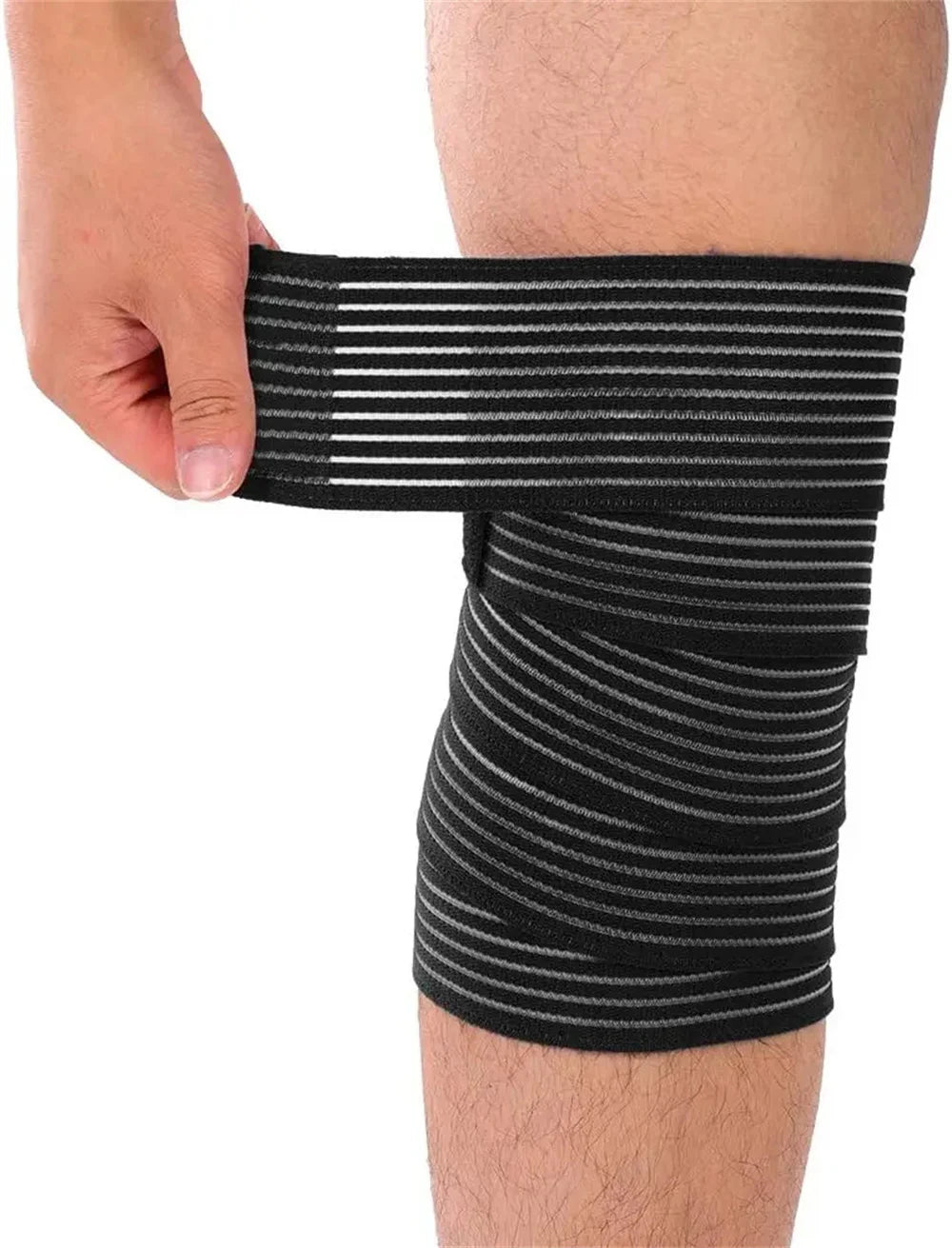 Venda elástica para compresión de rodilla | Soporte deportivo
