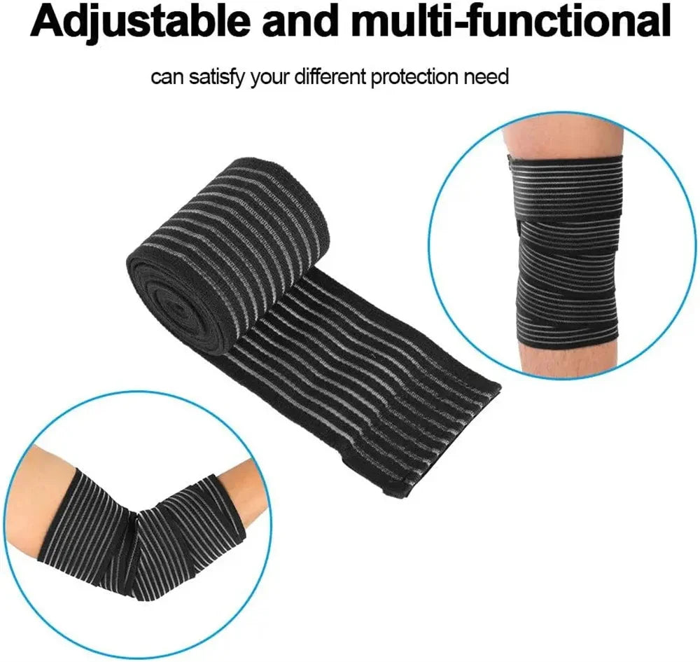 Venda elástica para compresión de rodilla | Soporte deportivo