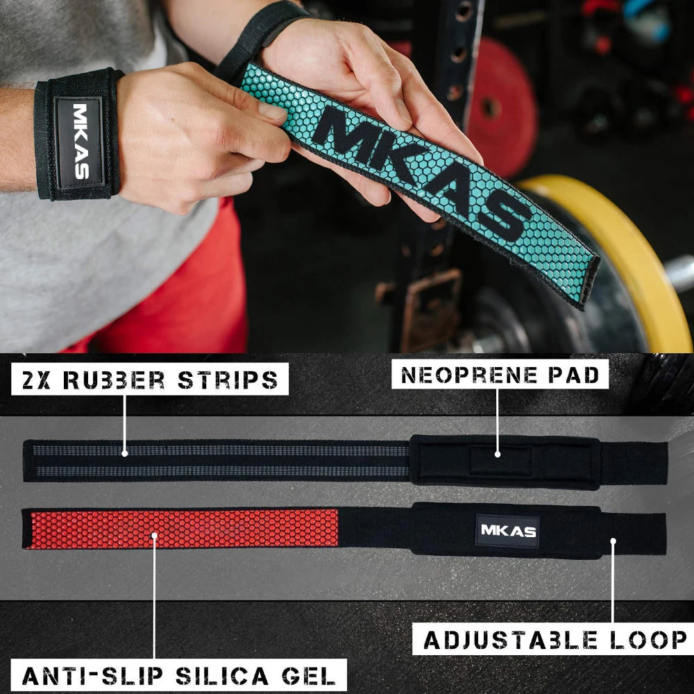 Weight Lifting Straps Straps de Levantamiento | Antideslizantes, Acolchados y Resistentes