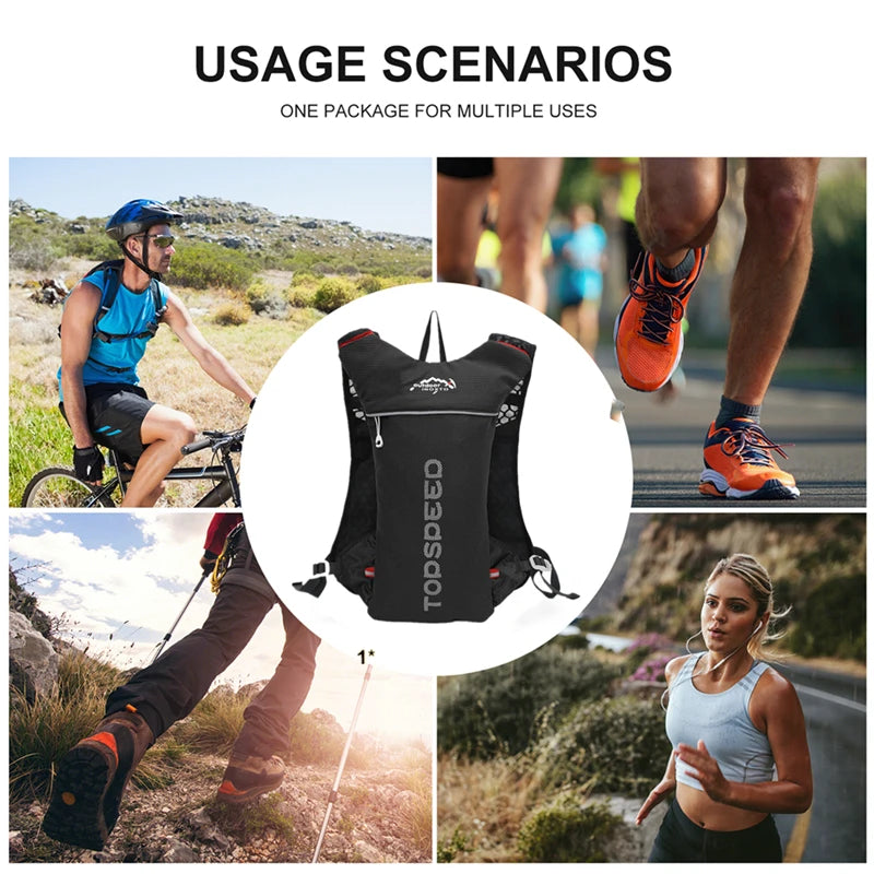 Chaleco Hidratación Trail ultraligero – Corre sin parar