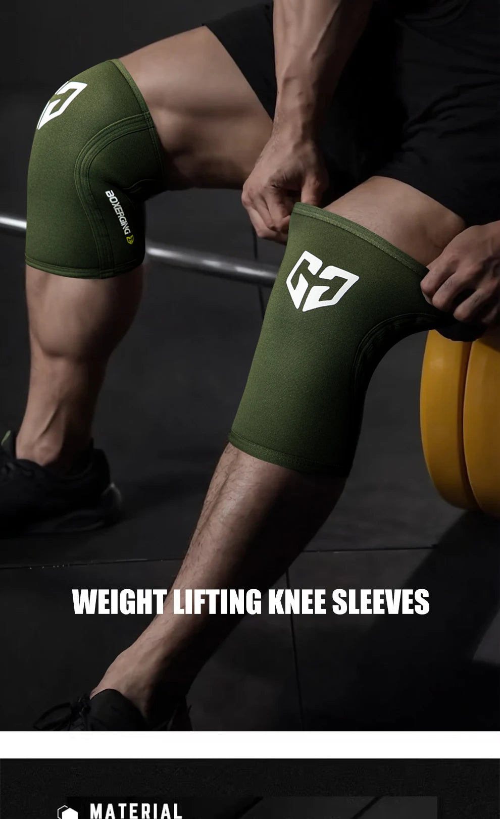 Rodilleras de Compresión Deportivas | CrossFit, Powerlifting y Running