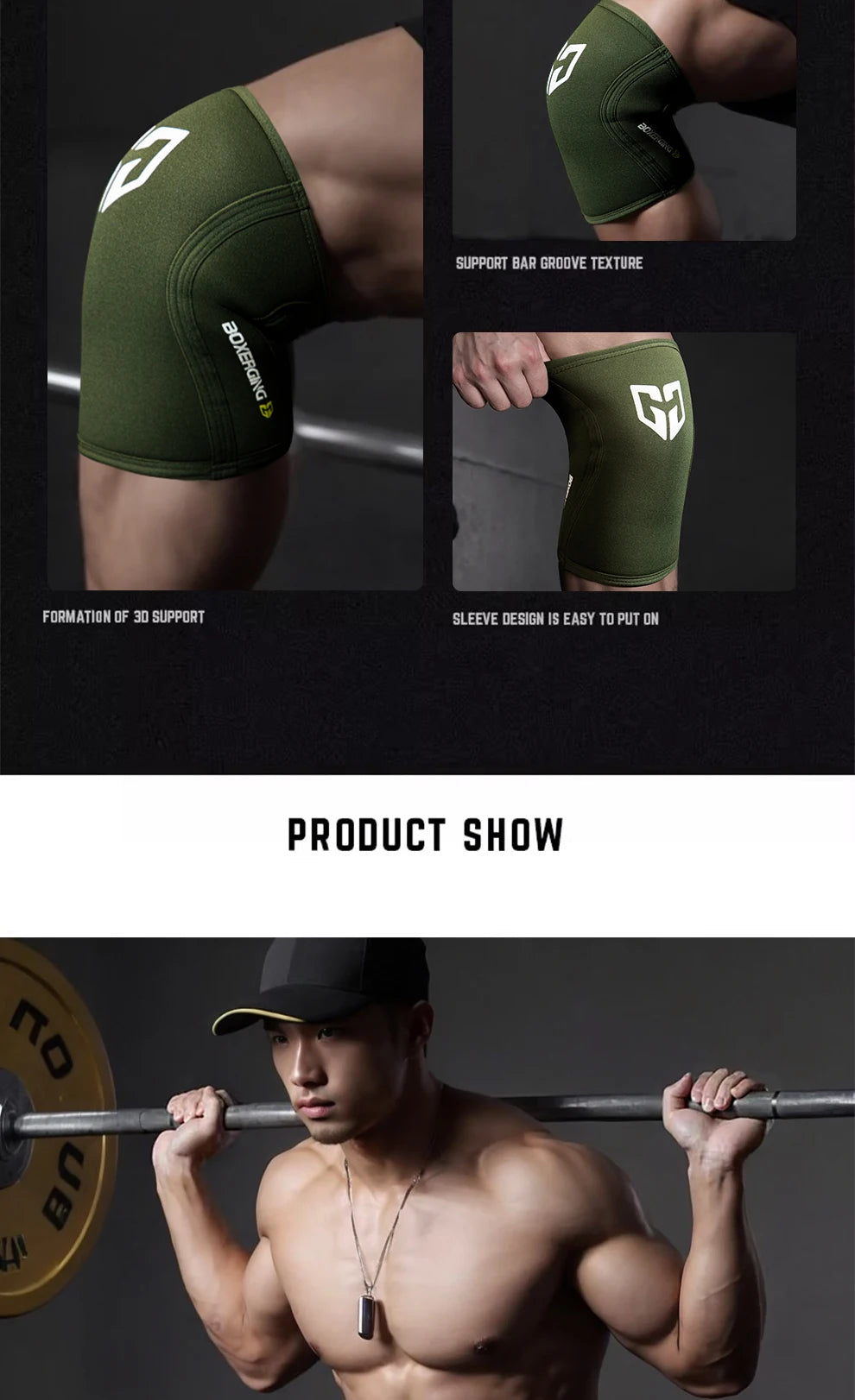 Rodilleras de Compresión Deportivas | CrossFit, Powerlifting y Running