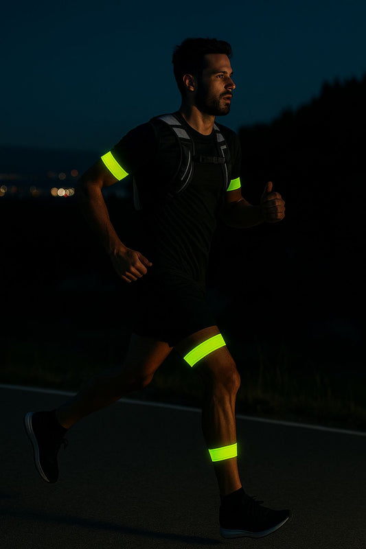 Bandas Reflectantes para Running | Alta Visibilidad y Seguridad Nocturna